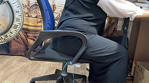 Arab Wife Masturbates Watching Porn for Intense Orgasm!