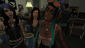 Pov sex with goth chick at party, sims 4 porn style
