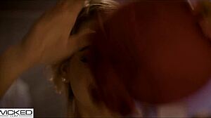 Smokin Blonde Gets Tight Pussy Pounded In 50s Style