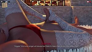 my pleasure with big tits and monster cock footjob