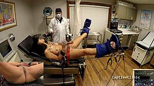 I witnessed Stefania Mafra's wild lesbian torment at the clinic with toys.