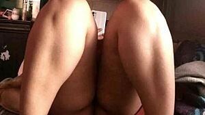 Spying on Her Legs Under Mini Skirt With Huge Butt