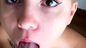 My little Betsy's oral creampie compilation with cum swallowing action