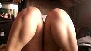 Spying on Her Legs Under Mini Skirt With Huge Butt