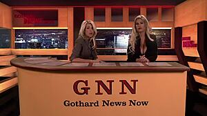 Jo-Kerr And Three Sluts In Editorial Office Fun