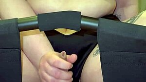 Riding Dick With My Sex Chair In Bedroom