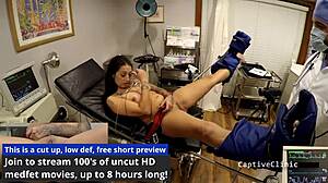 I witnessed Stefania Mafra's wild lesbian torment at the clinic with toys.