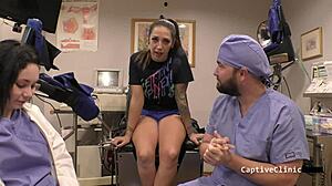 I witnessed Stefania Mafra's wild lesbian torment at the clinic with toys.