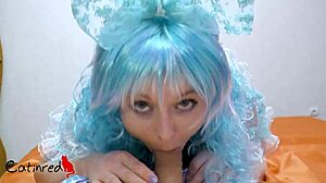 malvina gives me blowjob in cosplay leading to cumshot