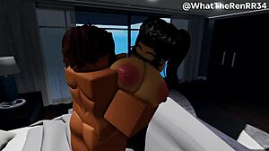 Romantic Sex With Cutie In Roblox Rp