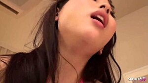 Masked Japanese Slavegirl in Uncensored Deep Creampie Action
