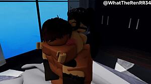Romantic Sex With Cutie In Roblox Rp
