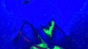 bleu room's anal finger fuck solo