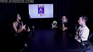 Young Nerd Couple Shares Insecurities in POV Handjob Interview