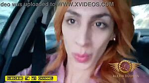 i'm a hot transvestite playing with the uber driver