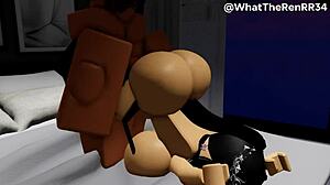 Romantic Sex With Cutie In Roblox Rp