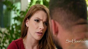 Mature petite 18+ redhead anal riding on couch - Sata Jones