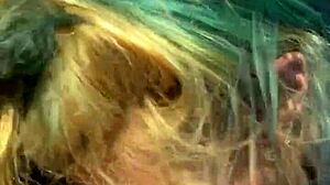 blonde amateur hooker gets bareback doggystyle pov in public outdoor, takes huge cumshot facial