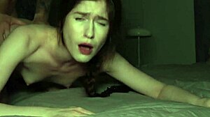 Emotional wife passionately fucks husband's athletic friend, making him cum quickly.