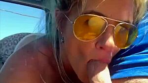 blonde amateur hooker gets bareback doggystyle pov in public outdoor, takes huge cumshot facial