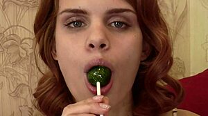 beautiful brunette moans while masturbating solo, hoping you jerk off