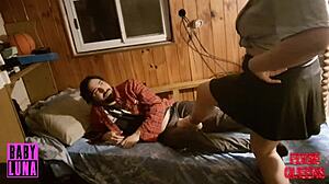 Fat Colombian ass bent over for huge pussy and anal fucking