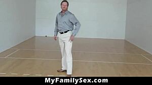 The stepdad punishes his stepdaughter for smoking in this family fantasy.