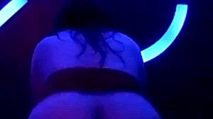 Hot Latina Wife Rides Thick Shaft in Hotel Room with Wild Passion and Tattooed Curves