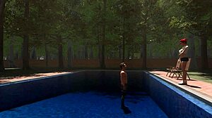 Caroline Plays Fantasies Part 3 with Best Friend's Dad, Fucking His Hairless Shaved Pussy