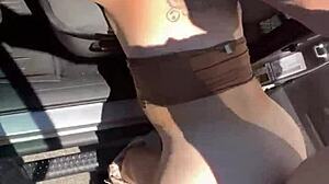 blonde amateur hooker gets bareback doggystyle pov in public outdoor, takes huge cumshot facial