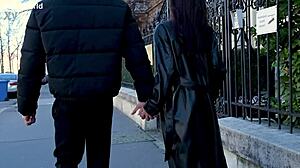 Flirtatious Waitress Lia Lin's Wild First Date Turns Into Intense Ass Licking and Face Fucking with Customer GP3199