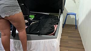 Camera Catches Niece Tidying Up