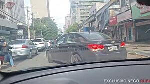 Man fucks two beautiful babes with monster cock