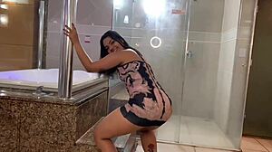 damn, this hot tattooed chick loves dancing on my dick!