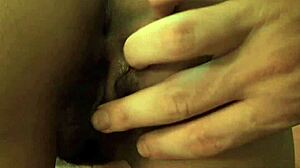 That licked Asian hole got pounded and covered in jizz.