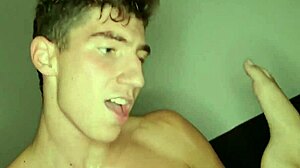 Naughty Housewife Sucks Guest's Cock in Kitchen