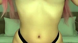 Ai girl shows off her hot pussy enticingly