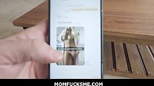 Snap-hora styvmamma Natasha Starr knullar tonåring 18+ styvson hårt