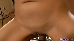 Eurobabe FUCKS British Geriatric in Close-Up POV