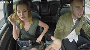 Slutty Mia Ferrari outdoor pussy fucking cumshot