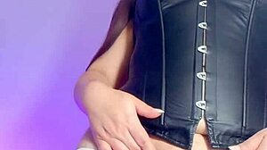 Hey, can you believe the bar owner’s mimicking the maid? She’s filming herself masturbating to show her clients!