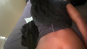 Sneaky Phone Sex with Moaning and Bent Over