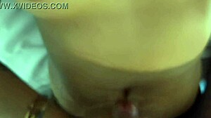 finishing right on her sexy belly