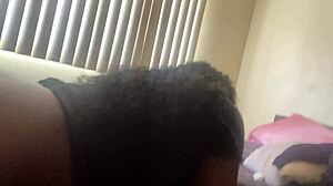 Sneaky Phone Sex with Moaning and Bent Over