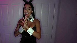 horny hotwife bunny cheats with another big black cock