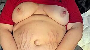 Milf cums with big tits and intense orgasm