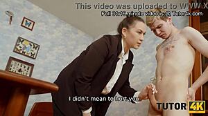 Tutor4k: Measuring her sexiest angles in a steamy session.