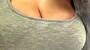 My Stepmom's Naked Natural Tits Suck Cock with Deep Emotion