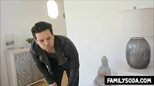 Stepmom rejects stepdaughter's new boyfriend fiercely.