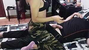 My stepdad nails me good before college